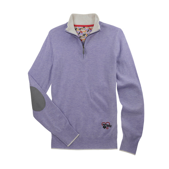 Essex Classics Trey Quarter Zip Sweater