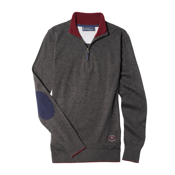 Essex Classics Trey Quarter Zip Sweater