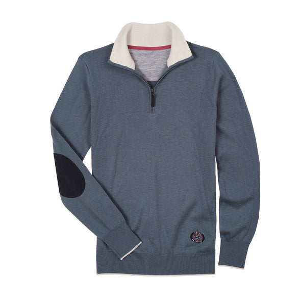 Essex Classics Trey Quarter Zip Sweater