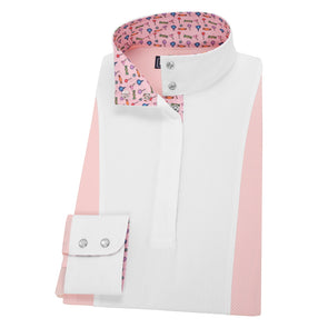 Essex Classics Girls Pink Luna Performance Show Shirt - Equestrian Chic Boutique