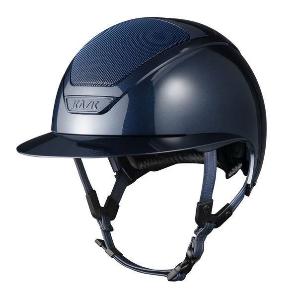 Kask Star Lady Pure Shine Helmet - Navy - Equestrian Chic Boutique