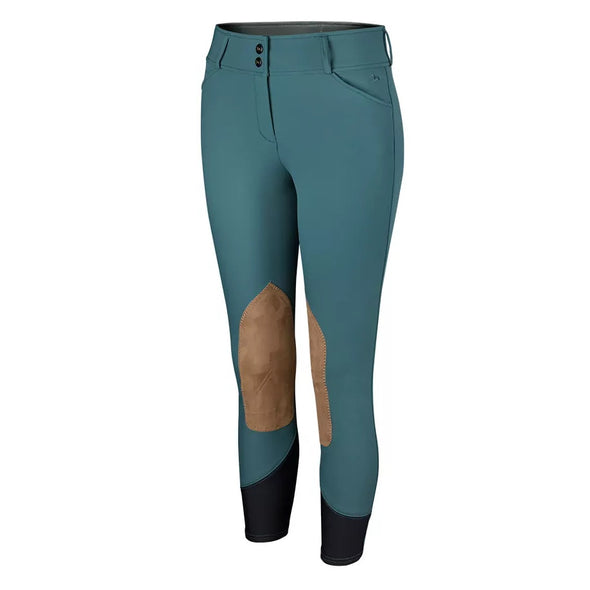 RJ Classics ANNA Mid Rise Front Zip Breech - Atlantic - Equestrian Chic Boutique