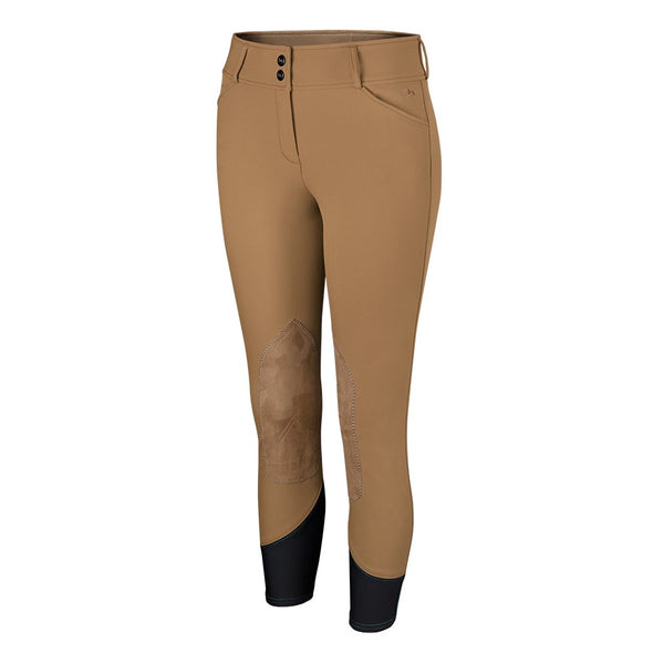 RJ Classics ANNA Mid Rise Front Zip Breech - Dijon - Equestrian Chic Boutique