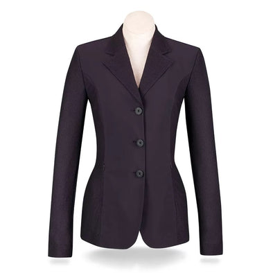 RJ Classics Harmony Ladies Mesh Show Coat - Deep Plum - Equestrian Chic Boutique