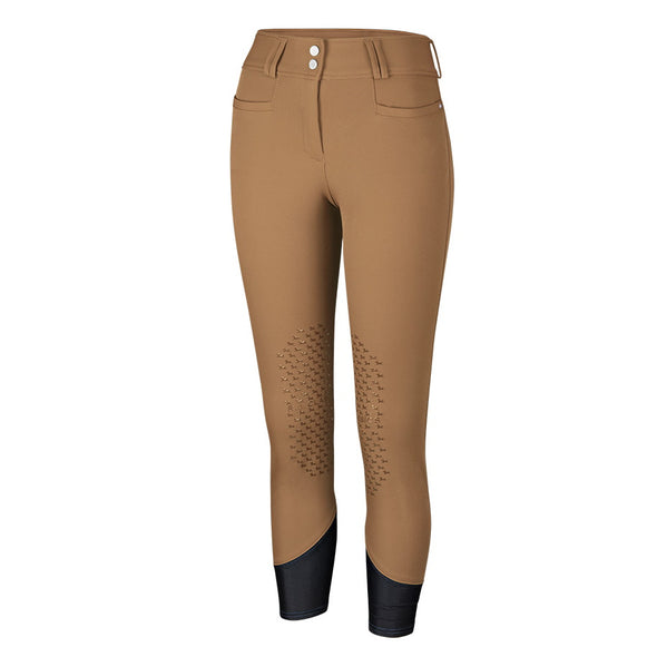 RJ Classics HARPER Silicone Knee Patch Ladies Breech - Dijon - Equestrian Chic Boutique