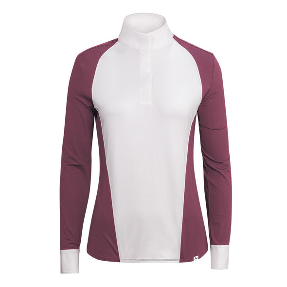 RJ Classics Lexi Jr Girls Show Shirt - Amaranth - Equestrian Chic Boutique