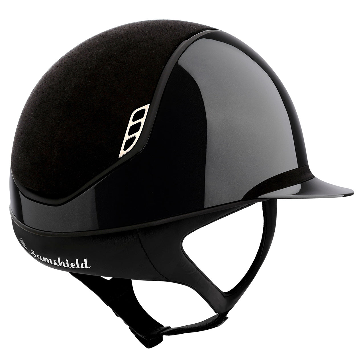 Samshield Logfo Samshield CUSTOM MISS SHIELD SHADOW GLOSSY Helmet 2.0 – Equestrian Chic ...
