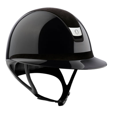 custom motorcycle helmet shields Samshield CUSTOM MISS SHIELD SHADOW GLOSSY Helmet 2.0 – Equestrian Chic Boutique
