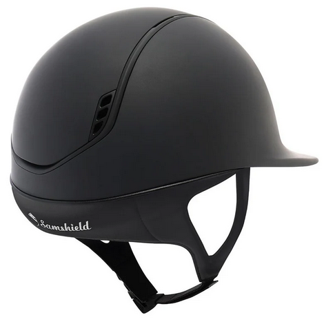 Samshield Logfo Samshield DARK LINE Shadow Matt Helmet 2.0 – Equestrian Chic Boutique