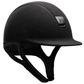 Samshield PREMIUM Helmet ALCANTARA TOP - Black Top Alcantara Mat Black - Equestrian Chic Boutique 