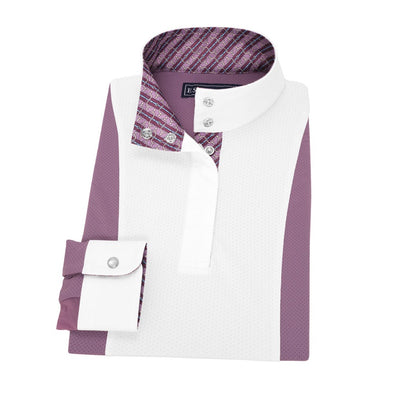 Essex Classics Girls Luna Performance Bits and Straps Plum Shirt