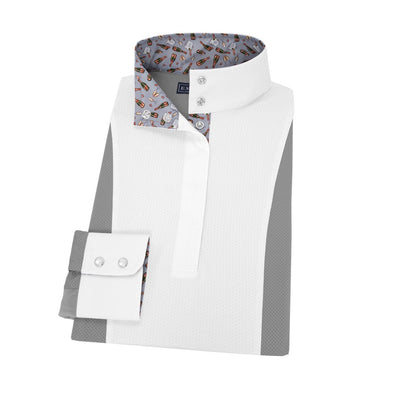 Essex Classics Ladies Luna Hunter Performance A Toast To The New Year Gray Show Shirt
