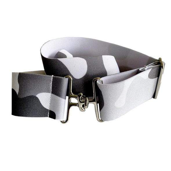 Ace Belt - Grey Camo Silver - Equestrian Chic Boutique