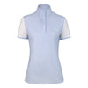 RJ Classics Aerial Ladies Short Sleeve Show Shirt - Blue Oxford - Equestrian Chic Boutique