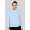 Equi In Style Solid Cool Shirt - Powder Blue - Equestrian Chic Boutique