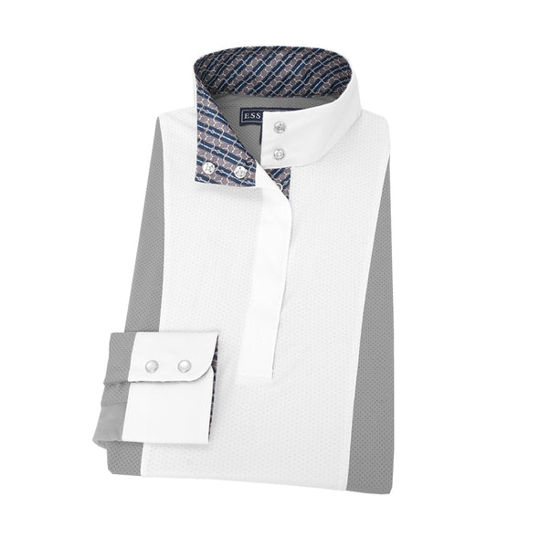 Essex Classics Ladies Luna Hunter Performance Dark Grey Spurs Show Shirt