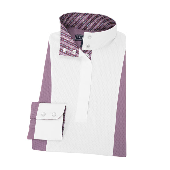 Essex Classics Ladies Luna Hunter Performance Light Purple Spurs Show Shirt