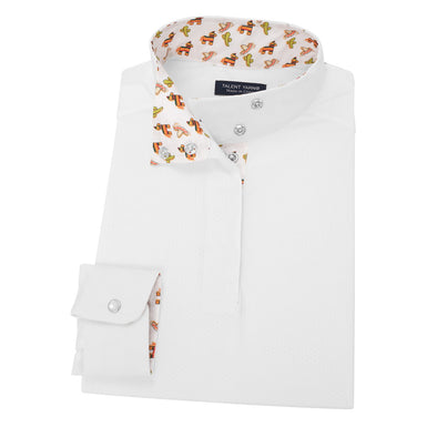 Essex Classics Girls Piñatas Talent Yarn Wrap Collar Show Shirt