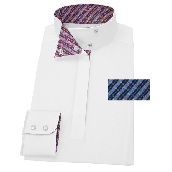 Essex Classics Ladies Spurs And Straps Talent Yarn Wrap Collar Show Shirt
