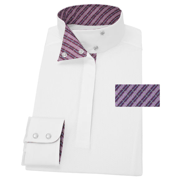 Essex Classics Ladies Spurs And Straps Talent Yarn Wrap Collar Show Shirt