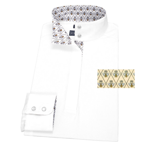 Essex Classics Ladies Queen Bee Straight Collar Show Shirt - Equestrian Chic Boutique