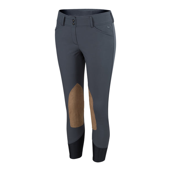 RJ Classics Natural Rise Front Zip GULF Breech - Graphite - Equestrian Chic Boutique 