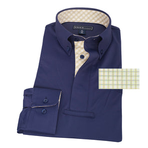 Essex Classics Men’s Lennie “Dusk” Navy Jumper Performance Show Shirt - Equstrian Chic Boutique