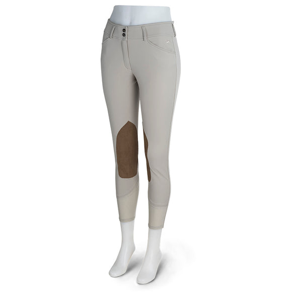 RJ Classics Mid Rise Front Zip Anna Breech - Sand - Equestrian Chic Boutique