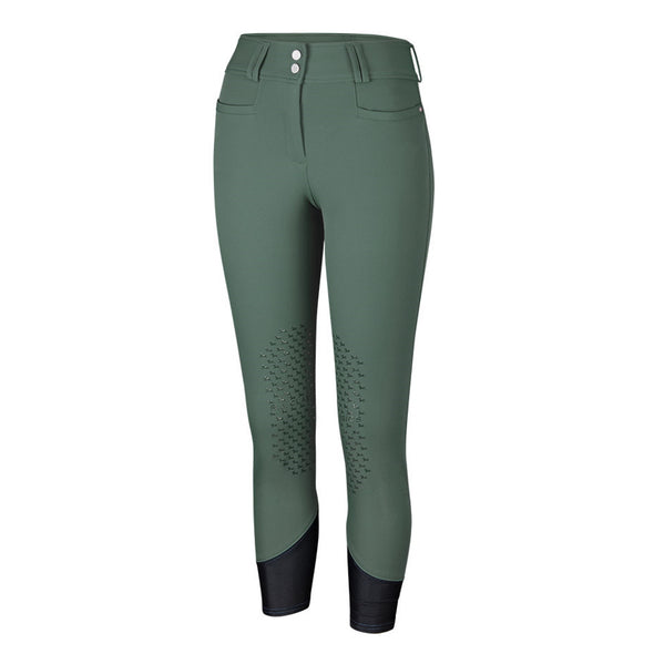 RJ Classics Harper Silicone Knee Patch Ladies Breech - Dusty Sage - Equestrian Chic Boutique