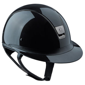 Samshield MISS SHIELD SHADOW GLOSSY Helmet - Black - Equestrian Chic Boutique