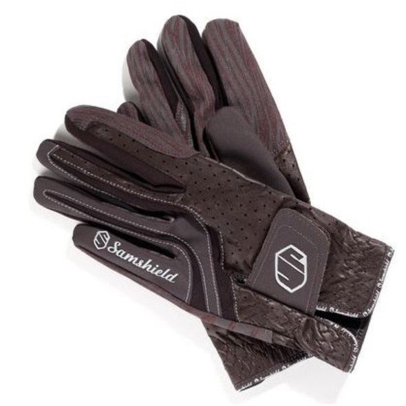 Samshield V-Skin Gloves - Brown - Equestrian Chic Boutique