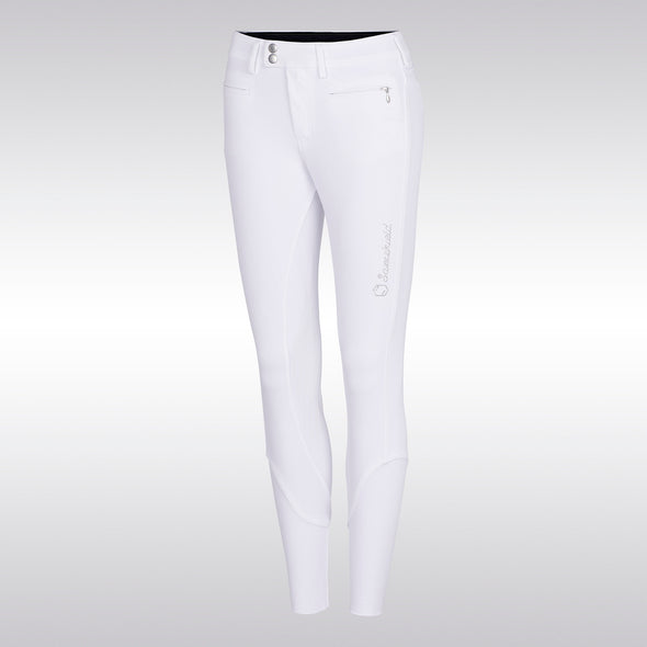 Samshield Adele Breech - White - Equestrian Chic Boutique