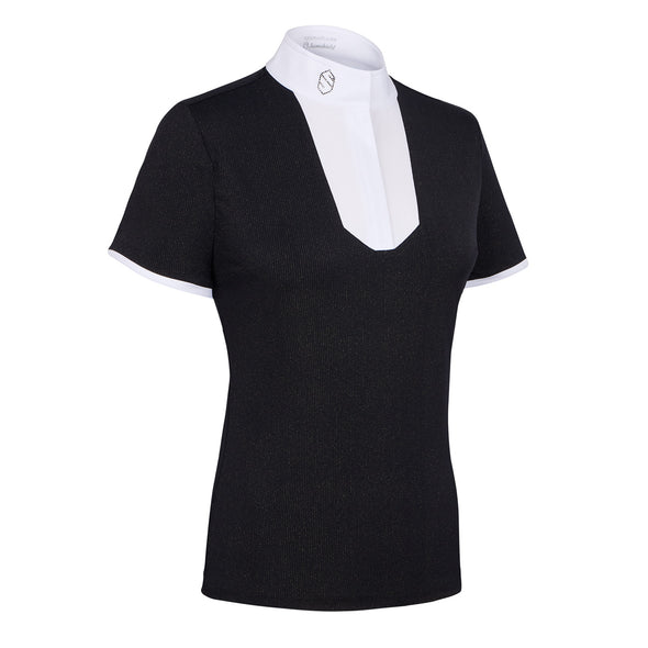 Samshield Apolline Full Stripe Ladies Show Shirt - Black - Equestrian Chic Boutique