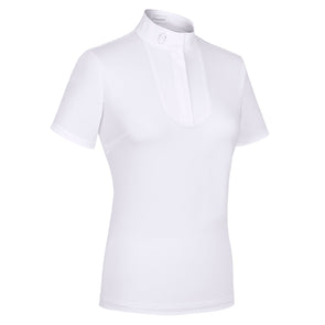 Samshield Apolline Full Stripe Ladies Show Shirt - White - Equestrian Chic Boutique