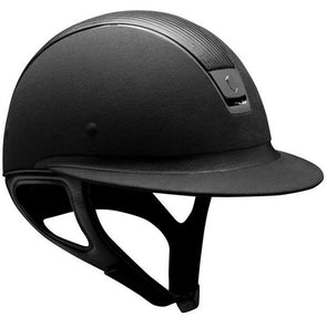 Samshield Miss Sshield PREMIUM Helmet LEATHER TOP - Black - Equestrian Chic Boutique