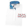 Essex Classics Ladies Watermelon Short Sleeve Talent Yarn Straight Collar Show Shirt