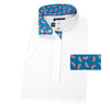 Essex Classics Ladies Watermelon Short Sleeve Talent Yarn Straight Collar Show Shirt